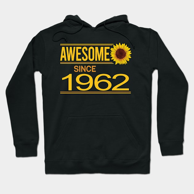 Vintage Sunflower 1962 Hoodie by rosenbaumquinton52